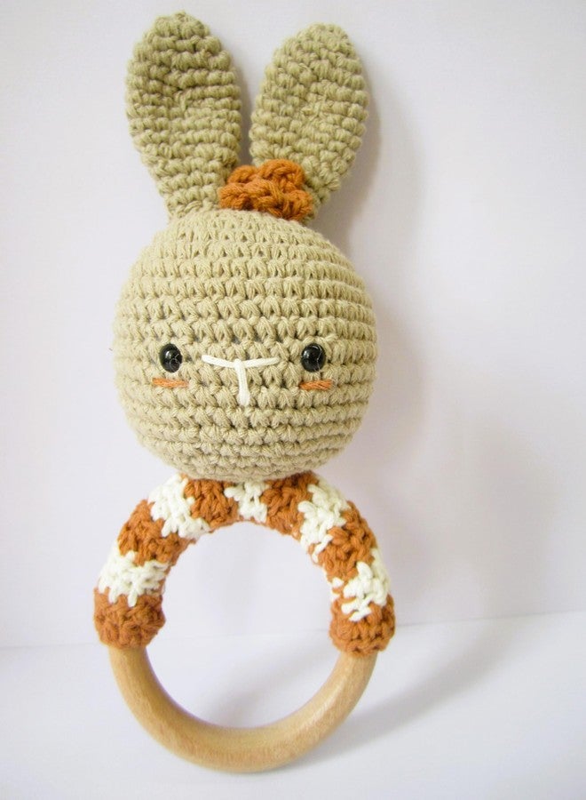 Kind Strings Crochet Hand Rattle Bunny - Image 1